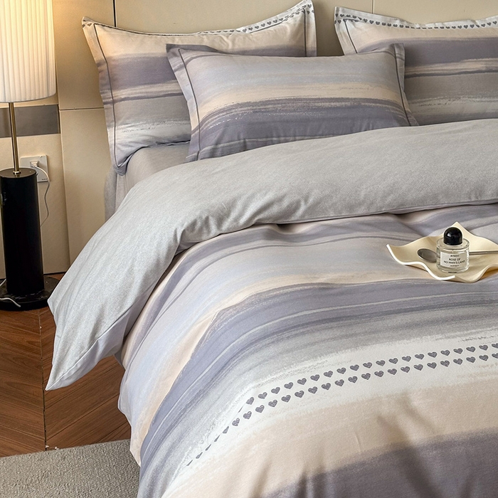 91家纺网 家纺一手货源 找家纺 简如 2025新款100%全棉纯棉磨毛四件套（有买家秀） 莫妮