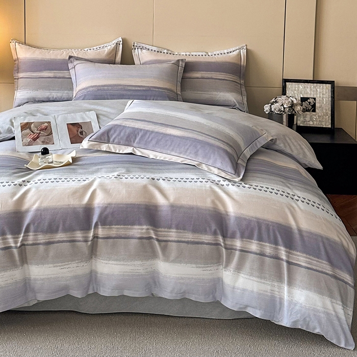 91家纺网 家纺一手货源 找家纺 简如 2025新款100%全棉纯棉磨毛四件套（有买家秀） 莫妮