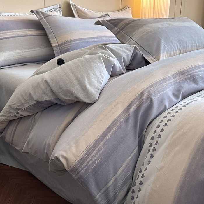 91家纺网 家纺一手货源 找家纺 简如 2025新款100%全棉纯棉磨毛四件套（有买家秀） 莫妮