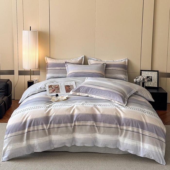 91家纺网 家纺一手货源 找家纺 简如 2025新款100%全棉纯棉磨毛四件套（有买家秀） 莫妮