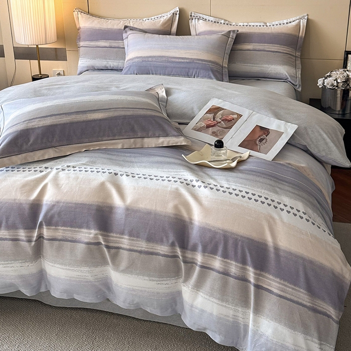 91家纺网 家纺一手货源 找家纺 简如 2025新款100%全棉纯棉磨毛四件套（有买家秀） 莫妮