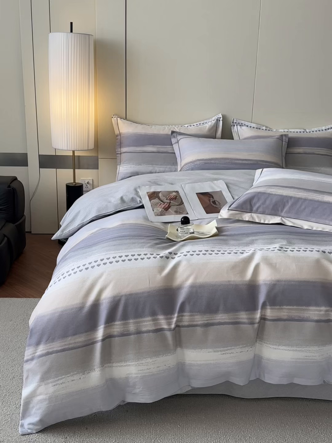 91家纺网 家纺一手货源 找家纺 简如 2025新款100%全棉纯棉磨毛四件套（有买家秀） 莫妮