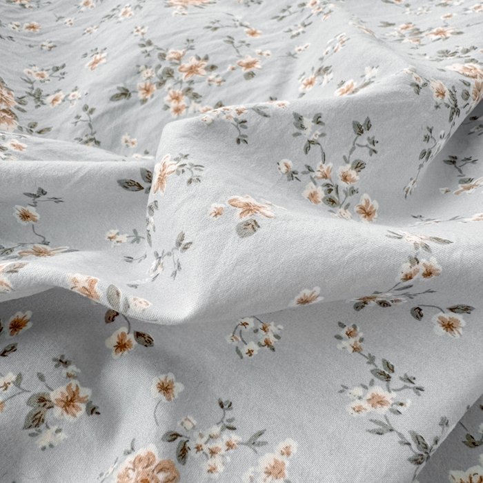 91家纺网 家纺一手货源 找家纺 仟网汇 2026新款A类仿棉古法水洗棉法式小清新花边四件套 赛琳娜