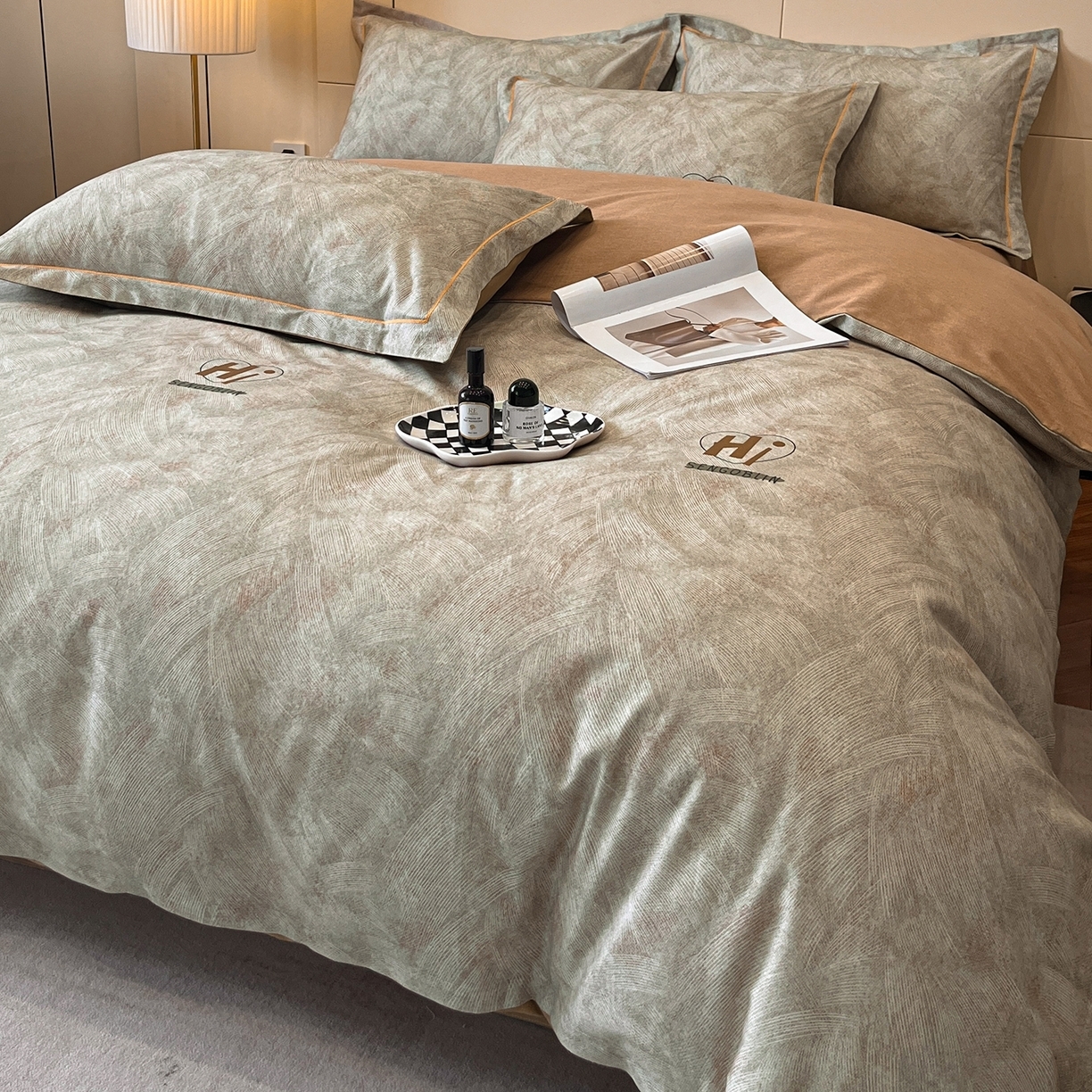 91家纺网 家纺一手货源 找家纺 （总）简如 2025新款A类加厚冰岛立体雕花牛奶绒浮雕绒四件套（有买家秀）