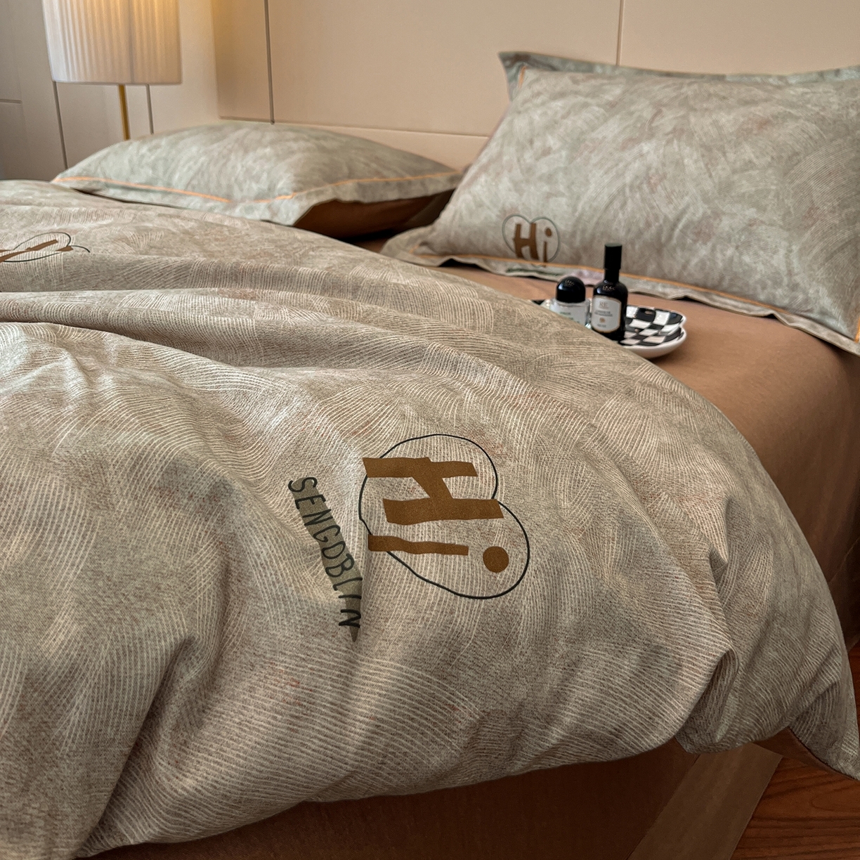 91家纺网 家纺一手货源 找家纺 （总）简如 2025新款100%全棉纯棉磨毛四件套（有买家秀）