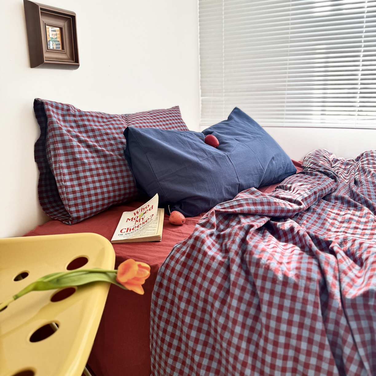 91家纺网 家纺一手货源 找家纺 （总）例外 2026新款布拉格ins风色织水洗棉四件套