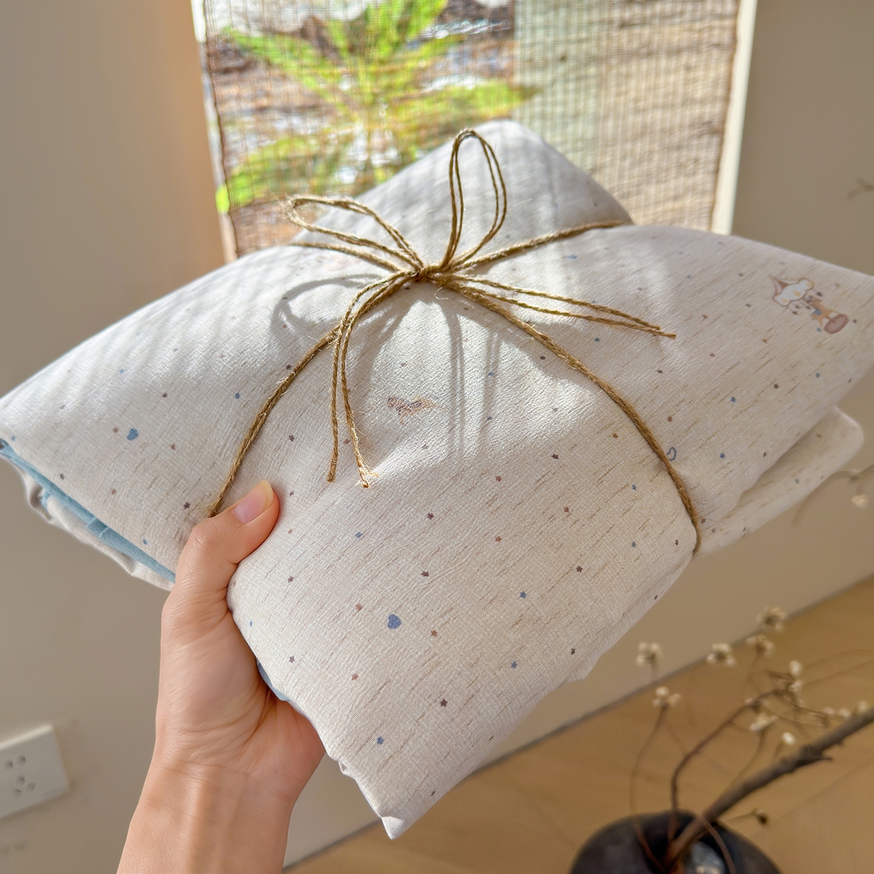 91家纺网 家纺一手货源 找家纺 （总）竹合家纺 2026春夏新品色织棉麻棉纱系列皱皱纱四件套