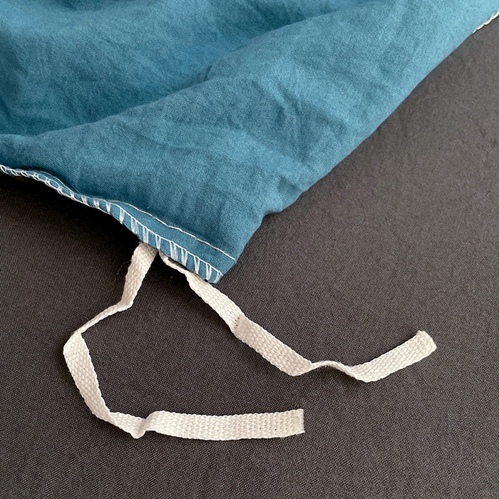 91家纺网 家纺一手货源 找家纺 卡斯诺家纺馆 2026新款水洗棉纯色双拼四件套（下载文件包含买家秀） 宝兰深灰