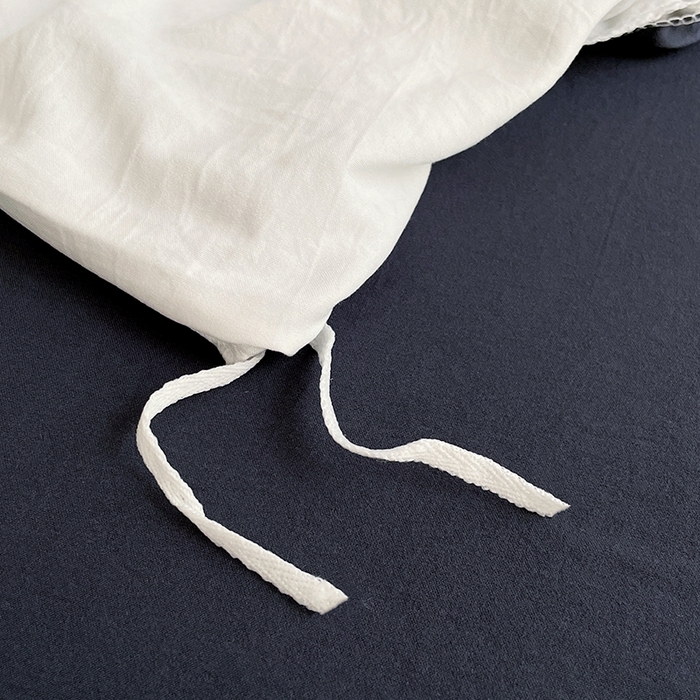 91家纺网 家纺一手货源 找家纺 卡斯诺家纺馆 2026新款水洗棉纯色双拼四件套（下载文件包含买家秀） 米白藏青