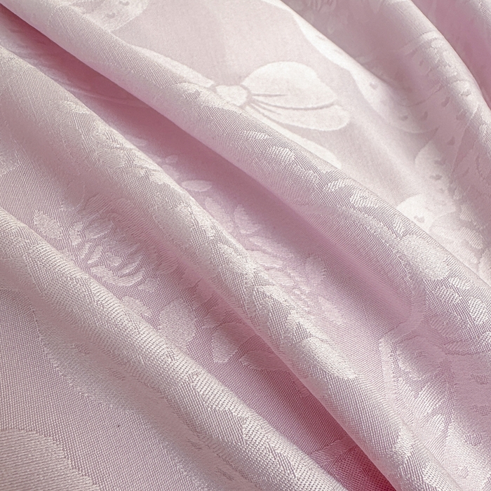 91家纺网 家纺一手货源 找家纺 你好美丽 2026新款水洗棉提花双层雪纺花边四件套-梦甜系列 梦甜紫