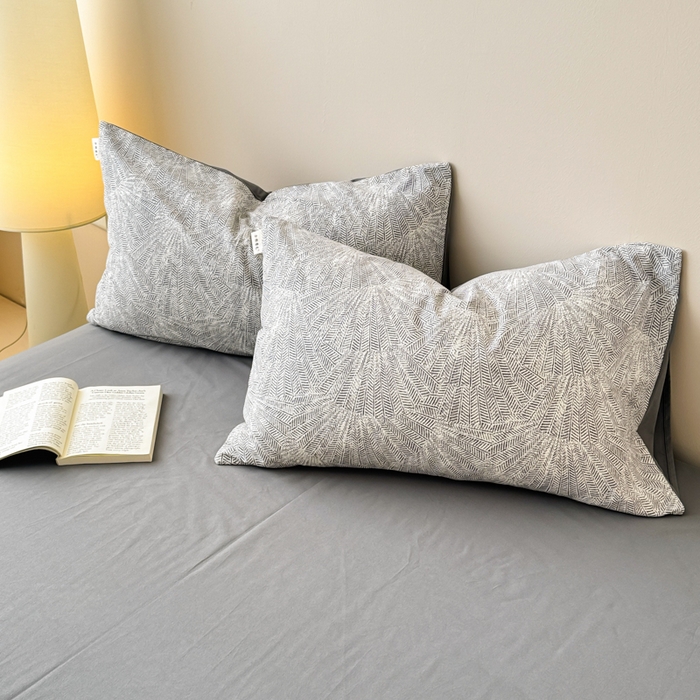 91家纺网 家纺一手货源 找家纺 女子家纺 2026新款40支斜纹全棉磨毛印花四件套 灵犀