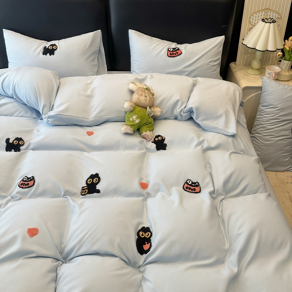 91家纺网 家纺一手货源 找家纺 （总）韩巢家纺 2026新款水洗棉毛巾绣四件套