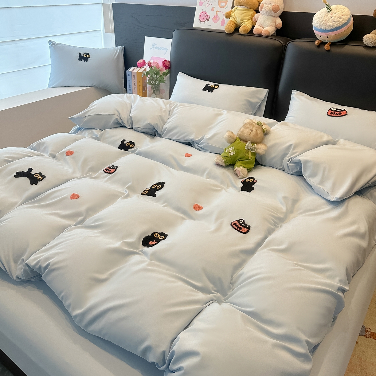 91家纺网 家纺一手货源 找家纺 （总）韩巢家纺 2026新款水洗棉毛巾绣四件套