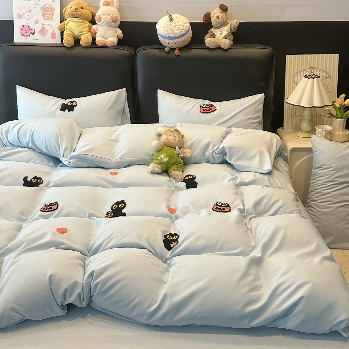 91家纺网 家纺一手货源 找家纺 （总）韩巢家纺 2026新款水洗棉毛巾绣四件套