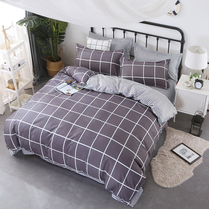 赫然家纺 新款芦荟棉单品被套 罗马空间