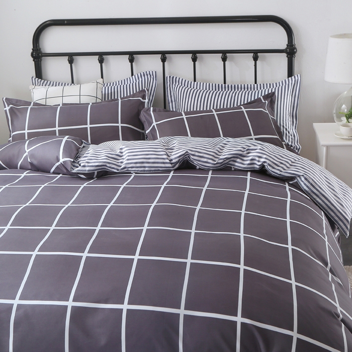 91家纺网 家纺一手货源 找家纺 赫然家纺 新款芦荟棉单品被套 罗马空间