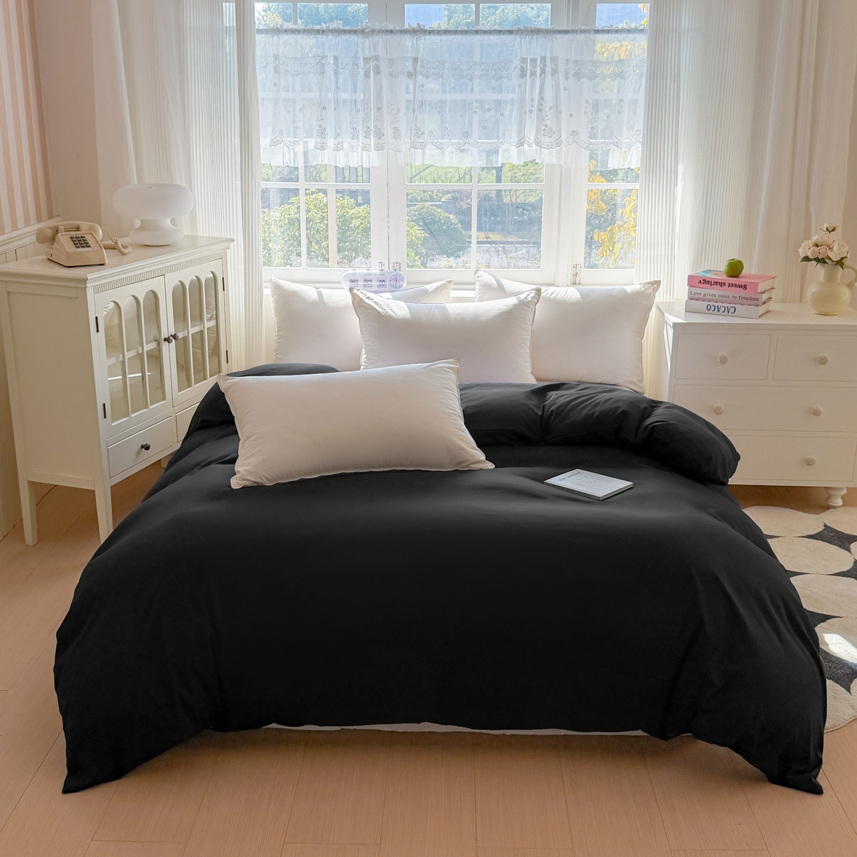 91家纺网 家纺一手货源 找家纺 （总）赫然家纺 新款纯色磨毛系列-单被套