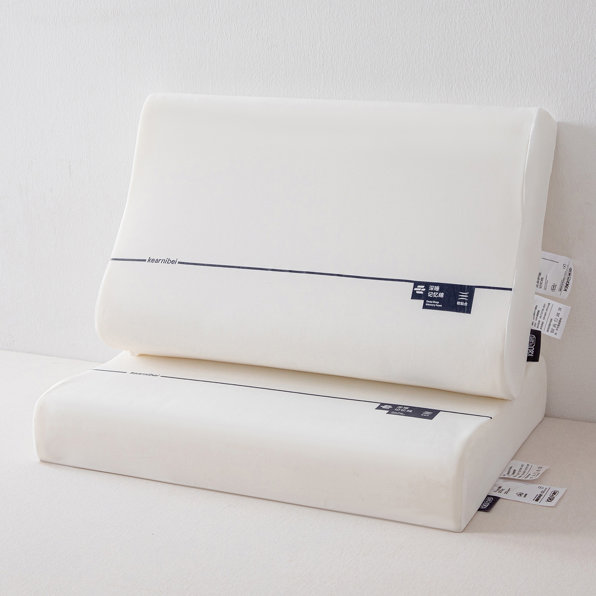 91家纺网 家纺一手货源 找家纺 （总）枕星记忆枕 2026新款平板线条深睡记忆棉枕枕头枕芯