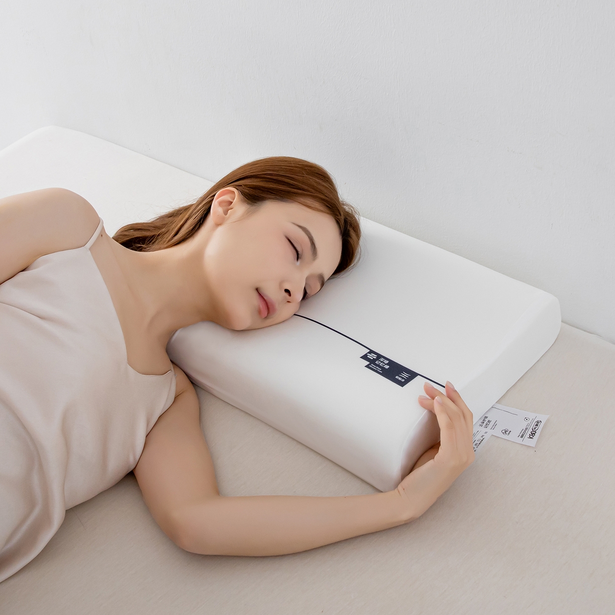 91家纺网 家纺一手货源 找家纺 （总）枕星记忆枕 2026新款平板线条深睡记忆棉枕枕头枕芯