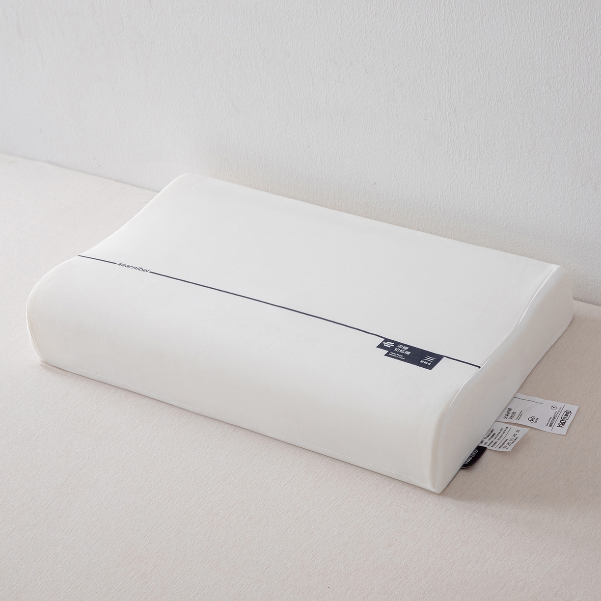 91家纺网 家纺一手货源 找家纺 （总）枕星记忆枕 2026新款平板线条深睡记忆棉枕枕头枕芯