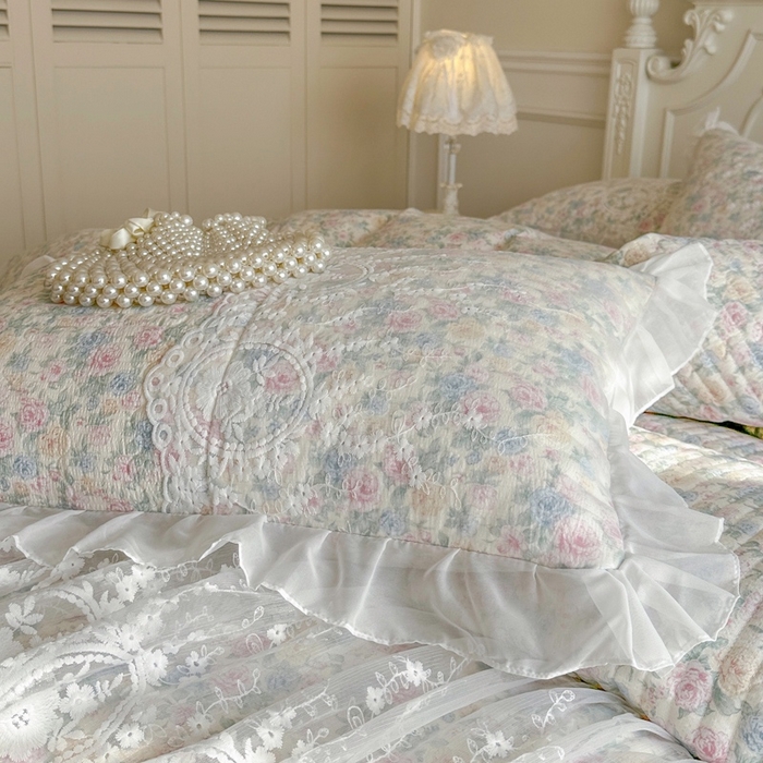 91家纺网 家纺一手货源 找家纺 （总）恋尚 2026新款云感棉床笠式床裙四件套（控价225起）