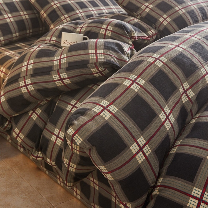 91家纺网 家纺一手货源 找家纺 （总）友承家纺 2026最新款双层纱水洗棉被套单件150x200x230被罩学生宿舍三件套四件套床上用品a类母婴