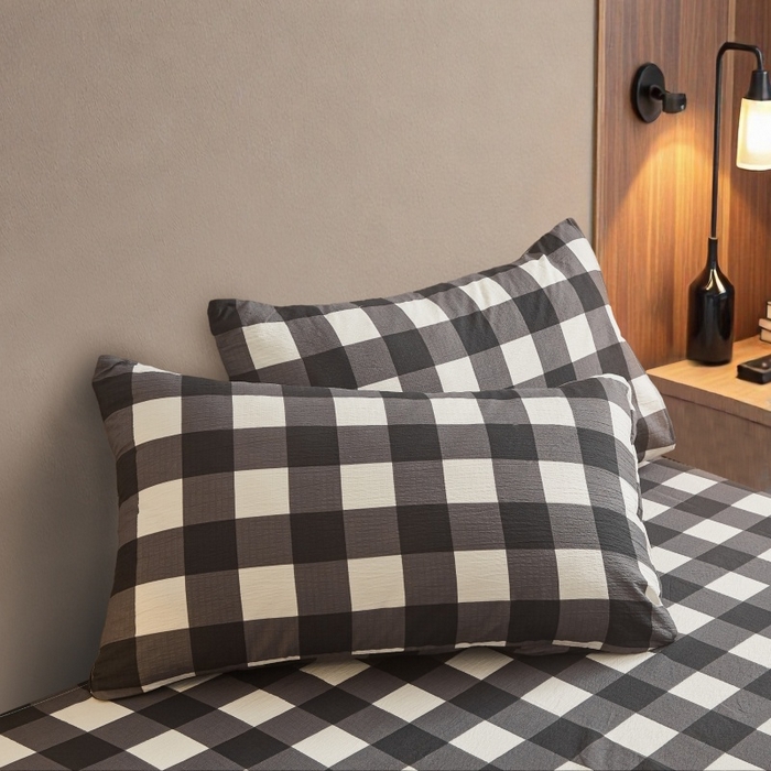 91家纺网 家纺一手货源 找家纺 友承家纺 2026最新款双层纱水洗棉被套单件150x200x230被罩学生宿舍三件套四件套床上用品a类母婴 中意格