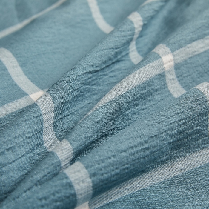 91家纺网 家纺一手货源 找家纺 友承家纺 2026最新款双层纱水洗棉被套单件150x200x230被罩学生宿舍三件套四件套床上用品a类母婴 米莱灰