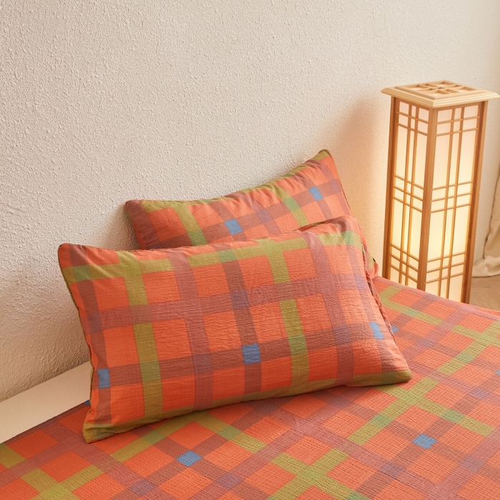 91家纺网 家纺一手货源 找家纺 友承家纺 2026最新款双层纱水洗棉被套单件150x200x230被罩学生宿舍三件套四件套床上用品a类母婴 炫彩粉