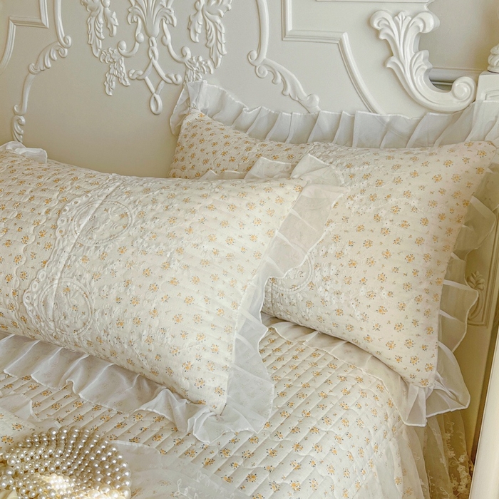 91家纺网 家纺一手货源 找家纺 恋尚 2026新款云感棉床笠式床裙四件套（控价225起） 轻香梦