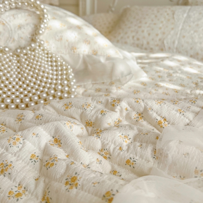 91家纺网 家纺一手货源 找家纺 恋尚 2026新款云感棉床笠式床裙四件套（控价225起） 轻香梦