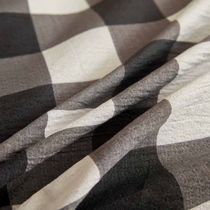 91家纺网 家纺一手货源 找家纺 友承家纺 2026最新款水洗棉无印风双层纱木棉四件套被套床单卧室床上用品学生宿舍被罩三件套床单枕套 中意格