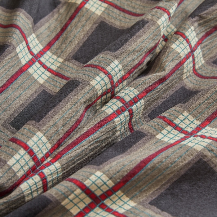 91家纺网 家纺一手货源 找家纺 友承家纺 2026最新款水洗棉无印风双层纱木棉四件套被套床单卧室床上用品学生宿舍被罩三件套床单枕套 英伦格