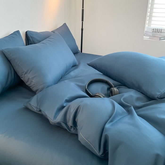 91家纺网 家纺一手货源 找家纺 友承家纺 2026新款床上用品被套单件冬季纯水洗棉被罩学生宿舍单人150x200x230cm双人磨毛被单 宝兰