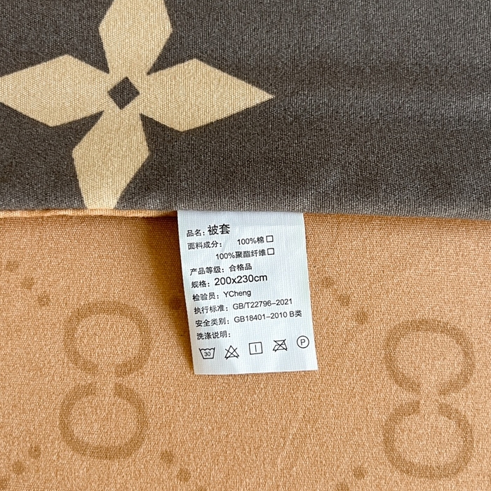 91家纺网 家纺一手货源 找家纺 友承家纺 2026新款床上用品加厚磨毛大牌风四件套春夏床单磨毛被套高级奢华宿舍三件套欧洲站 L灰