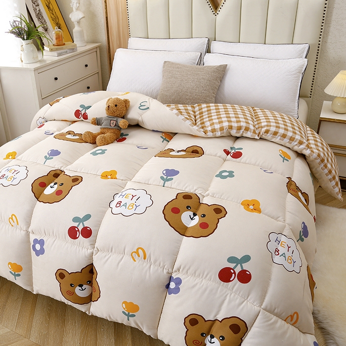 91家纺网 家纺一手货源 找家纺 （总）友承家纺 2026新款床上用品加厚保暖冬被棉被春秋被褥被芯学生单人宿舍羽丝棉被水洗棉垫被