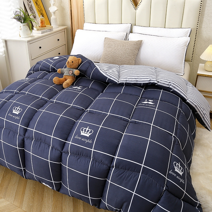 91家纺网 家纺一手货源 找家纺 友承家纺 2026新款床上用品加厚保暖冬被棉被春秋被褥被芯学生单人宿舍羽丝棉被水洗棉垫被 初遇