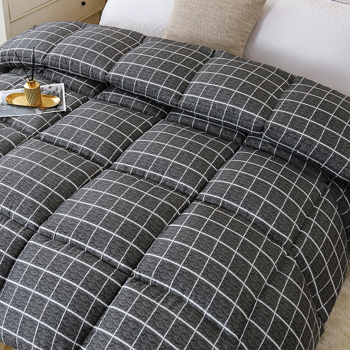 91家纺网 家纺一手货源 找家纺 友承家纺 2026新款床上用品加厚保暖冬被棉被春秋被褥被芯学生单人宿舍羽丝棉被水洗棉垫被 慕尼黑