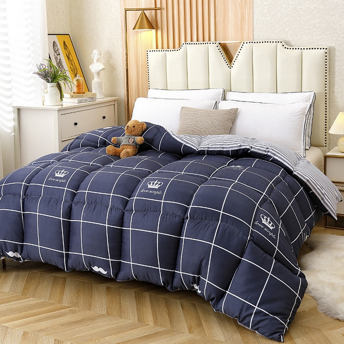 91家纺网 家纺一手货源 找家纺 友承家纺 2026新款床上用品加厚保暖冬被棉被春秋被褥被芯学生单人宿舍羽丝棉被水洗棉垫被 初遇