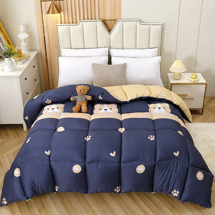 91家纺网 家纺一手货源 找家纺 友承家纺 2026新款床上用品加厚保暖冬被棉被春秋被褥被芯学生单人宿舍羽丝棉被水洗棉垫被 期待