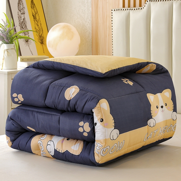 91家纺网 家纺一手货源 找家纺 （总）友承家纺 2026新款床上用品加厚保暖冬被棉被春秋被褥被芯学生单人宿舍羽丝棉被水洗棉垫被