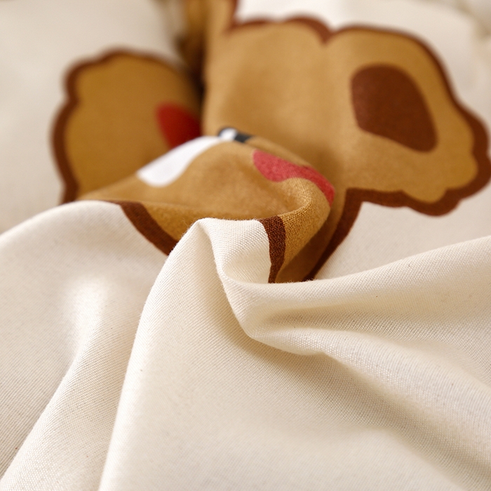 91家纺网 家纺一手货源 找家纺 友承家纺 2026新款床上用品加厚保暖冬被棉被春秋被褥被芯学生单人宿舍羽丝棉被水洗棉垫被 baby熊