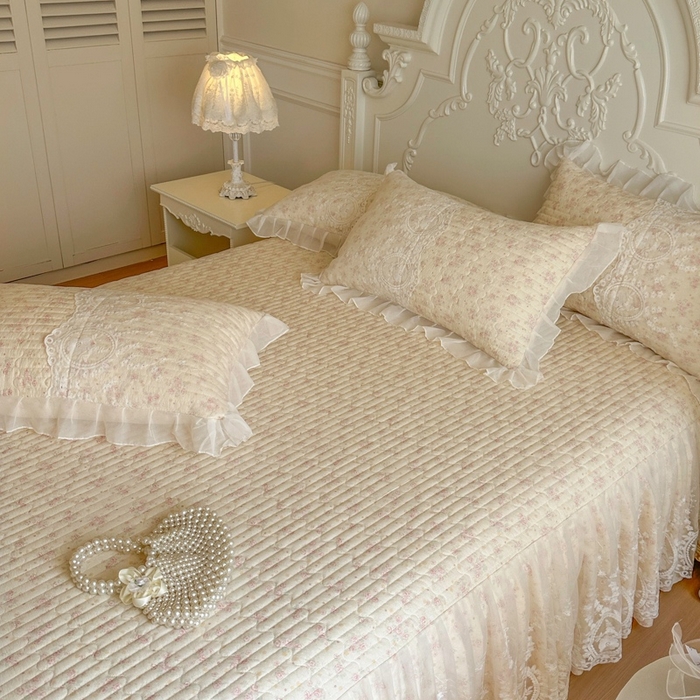 91家纺网 家纺一手货源 找家纺 恋尚 2026新款云感棉床笠式床裙（控价120元起） 茜茜