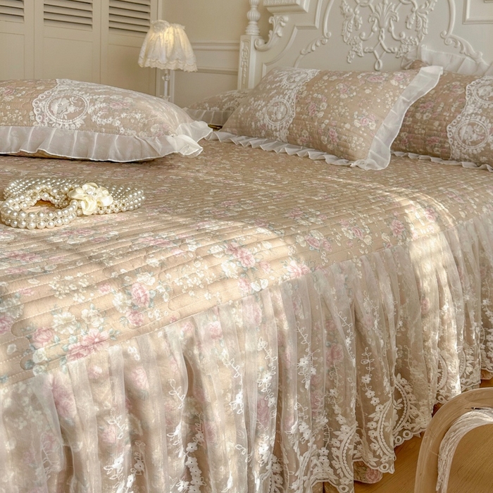 91家纺网 家纺一手货源 找家纺 恋尚 2026新款云感棉床笠式床裙（控价120元起） 梦迪