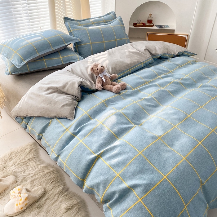 91家纺网 家纺一手货源 找家纺 （总）友承家纺 2026新款床上用品磨毛水洗棉四件套被单被套学生宿舍单人三件套被罩单件四季通用