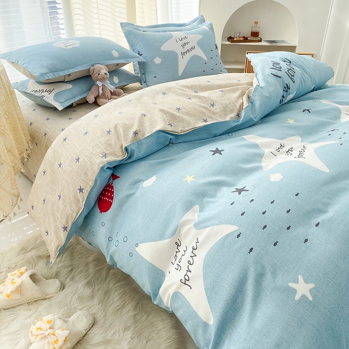 91家纺网 家纺一手货源 找家纺 （总）友承家纺 2026新款床上用品磨毛水洗棉四件套被单被套学生宿舍单人三件套被罩单件四季通用