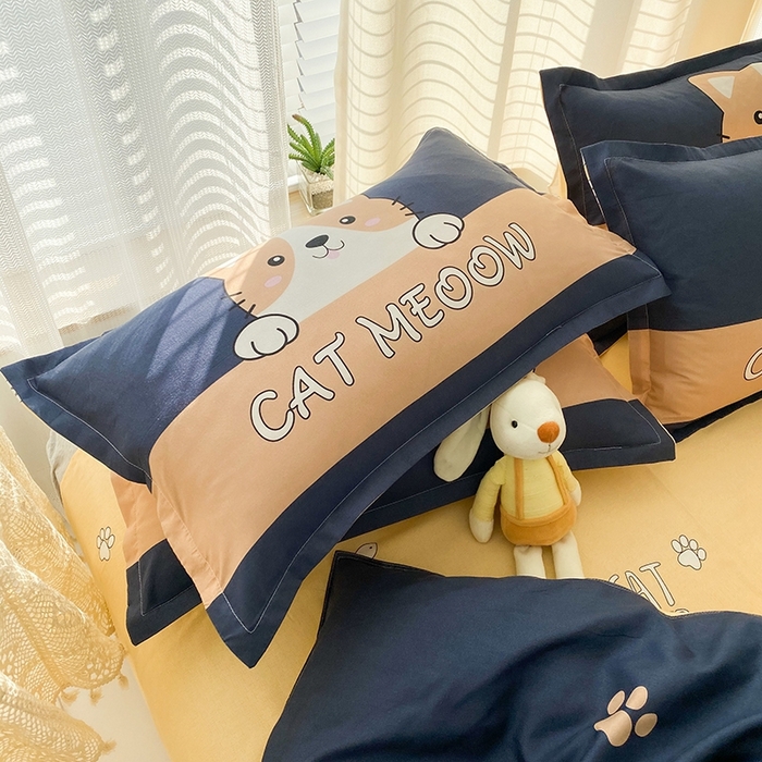 91家纺网 家纺一手货源 找家纺 友承家纺 2026新款床上用品磨毛水洗棉四件套被单被套学生宿舍单人三件套被罩单件四季通用 期待