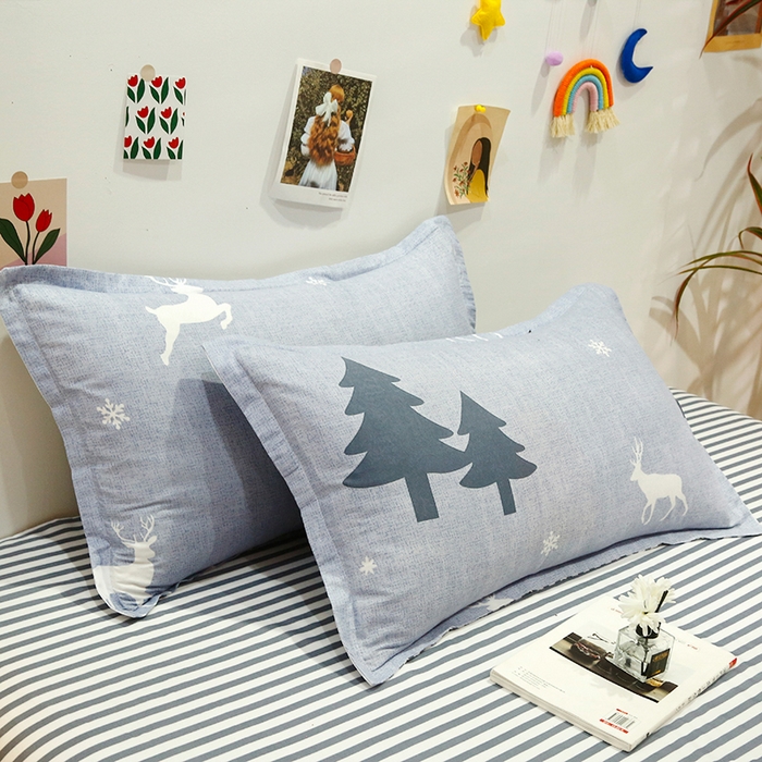 91家纺网 家纺一手货源 找家纺 友承家纺 2026新款床上用品磨毛水洗棉四件套被单被套学生宿舍单人三件套被罩单件四季通用 吉祥鹿兰