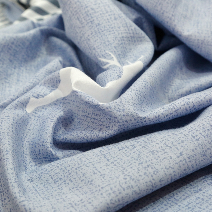 91家纺网 家纺一手货源 找家纺 友承家纺 2026新款床上用品磨毛水洗棉四件套被单被套学生宿舍单人三件套被罩单件四季通用 吉祥鹿兰