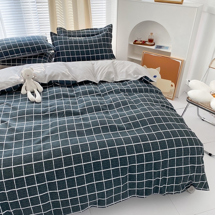 91家纺网 家纺一手货源 找家纺 友承家纺 2026新款床上用品磨毛水洗棉四件套被单被套学生宿舍单人三件套被罩单件四季通用 慕尼黑